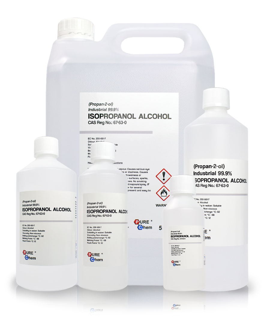IPA Isopropanol Alcohol - 99.99% Pharma Grade - hand sanitiser