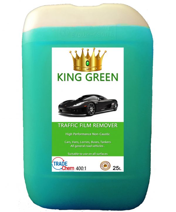King Green Non Caustic Traffic Film Remover 25L