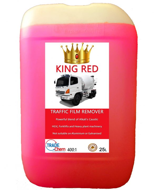 King Red Caustic Traffic Film Remover 25L