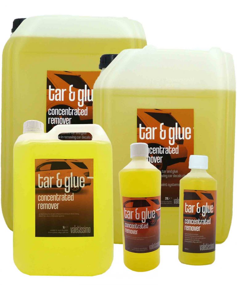 Tar and Glue Remover by Valetissimo Trade Chemicals 500ml 1L 5L 25L