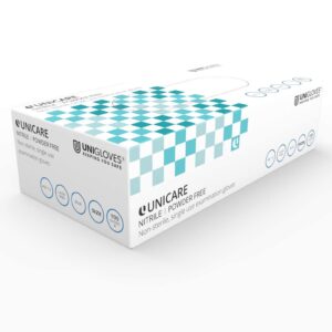 Nitrile Powder Free Gloves, Large (Set of 100)